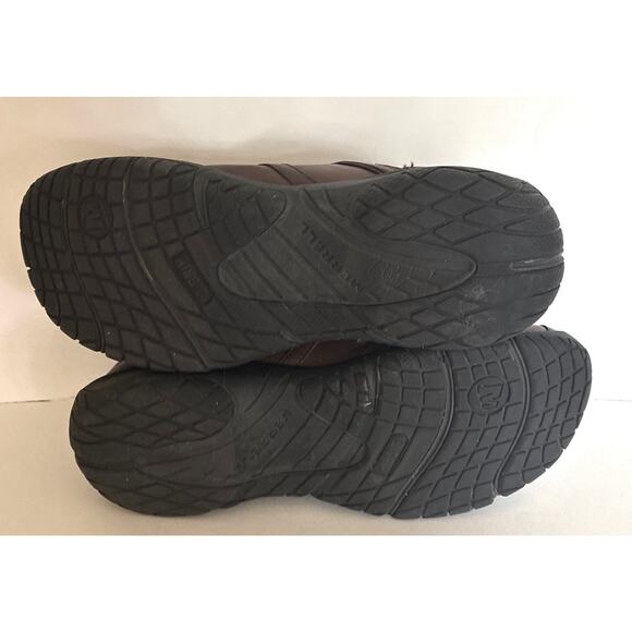 Wmns Merrell Sz 8 Brown Leather Slip On Coffee Bean Encore Elipse 2.0 Lined Shoe - Picture 6 of 7